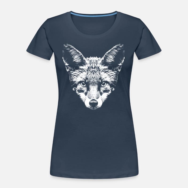Fuchs / Fox / Kopf / Rotfuchs Frauen Premium Bio T-Shirt