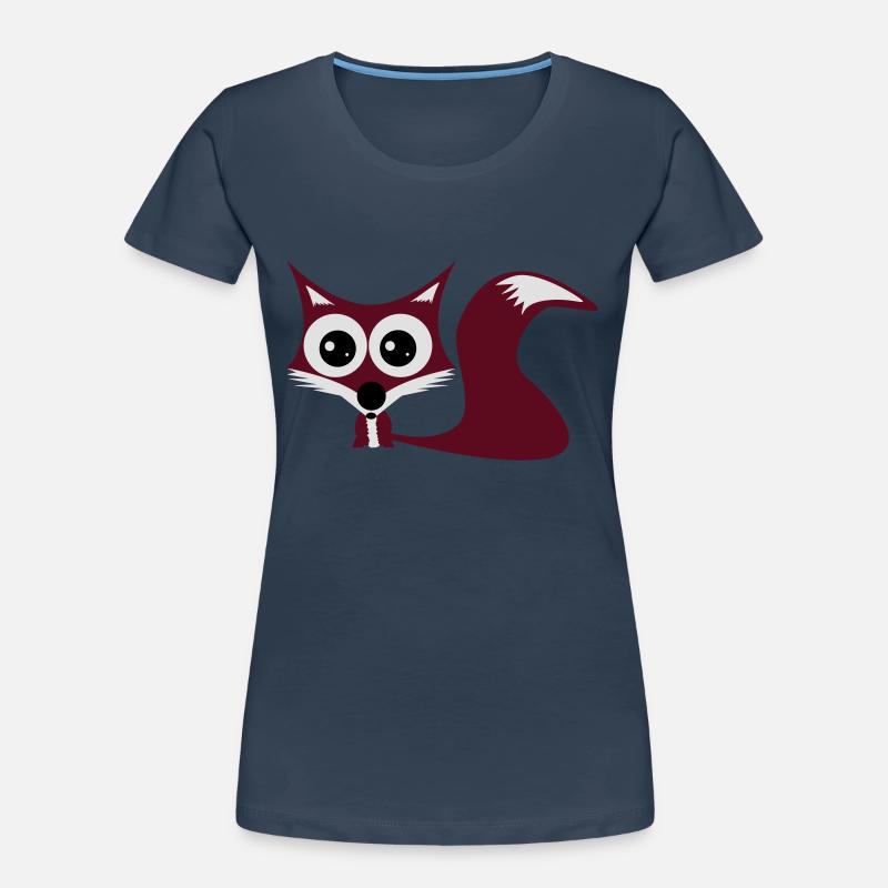 Fuchs Frauen Premium Bio T-Shirt