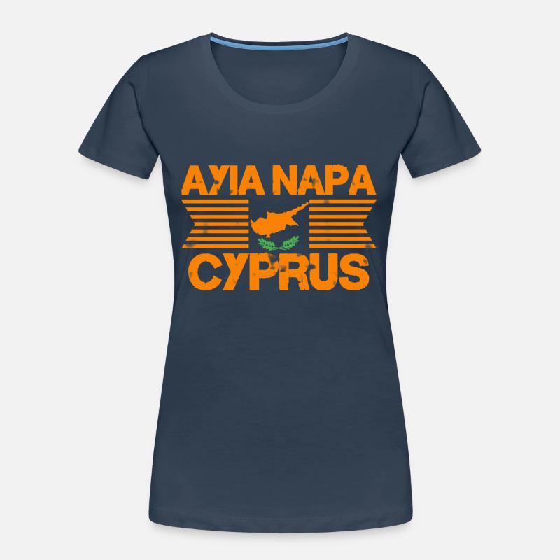 Chypre - Drapeau de Chypre T-shirt bio Premium Femme