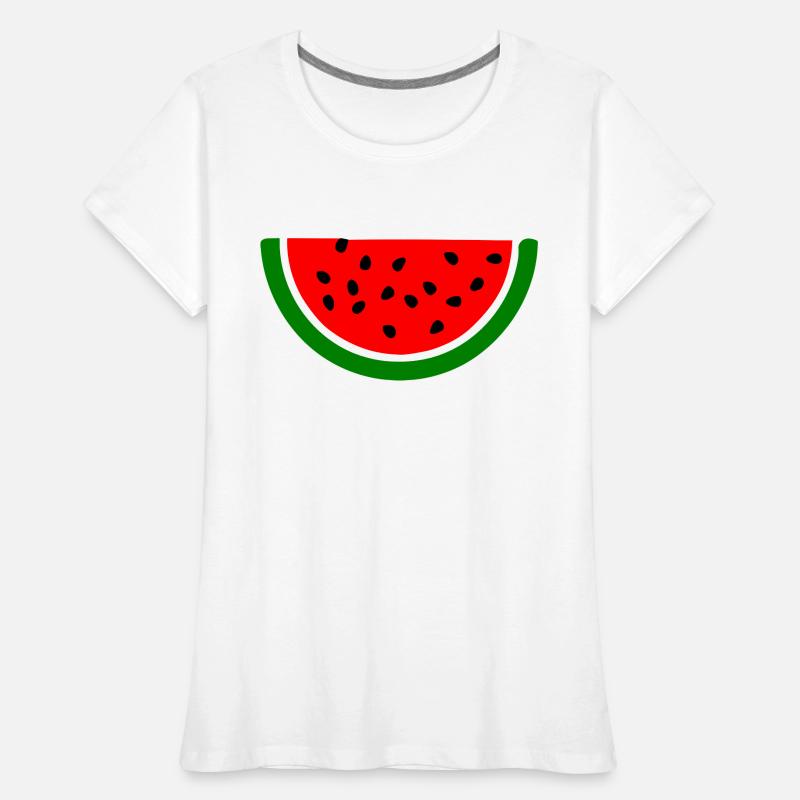 Melon pastèque T-shirt bio Premium Femme