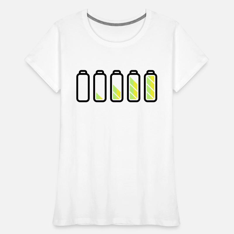 battery_loading Women's Premium Organic T-Shirt