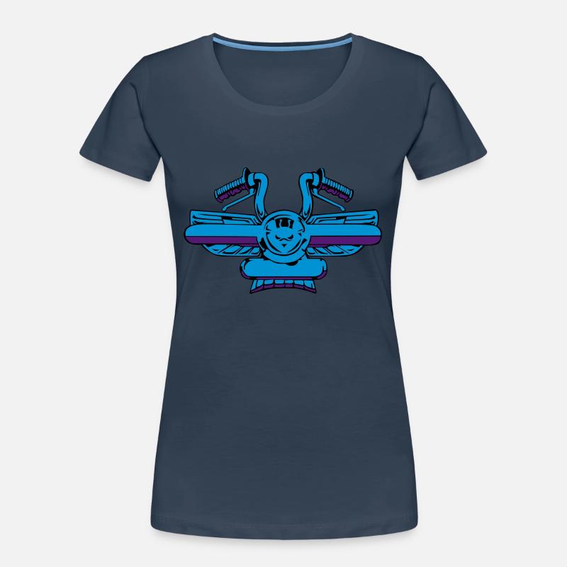 Ein Hintergrund-Controller Frauen Premium Bio T-Shirt