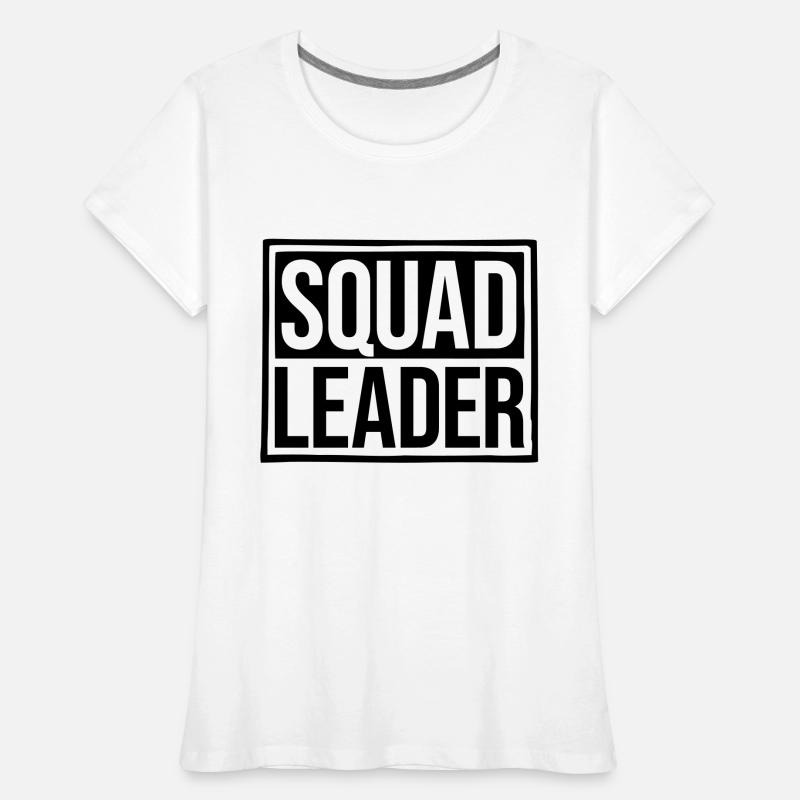 Conception du bouclier Squad Leader T-shirt bio Premium Femme