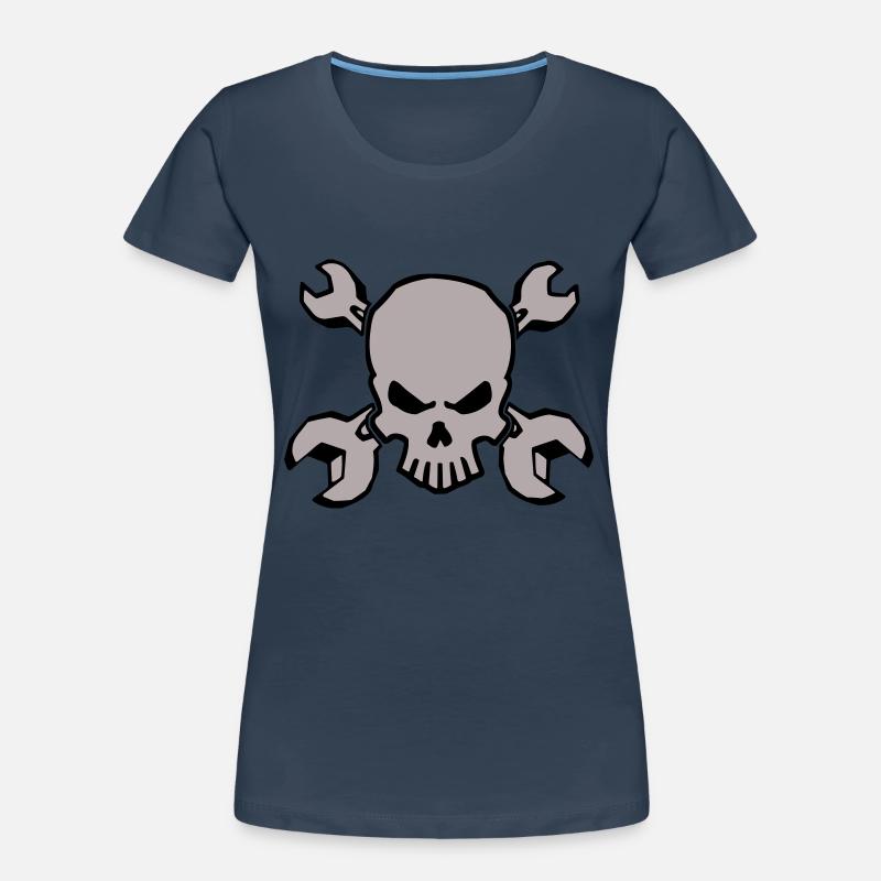 TOOLSKULL - 2C Frauen Premium Bio T-Shirt