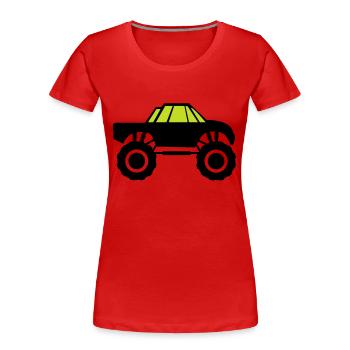 monster truck - Women's Premium Organic T-Shirt -  - Front - Mia (176cm)