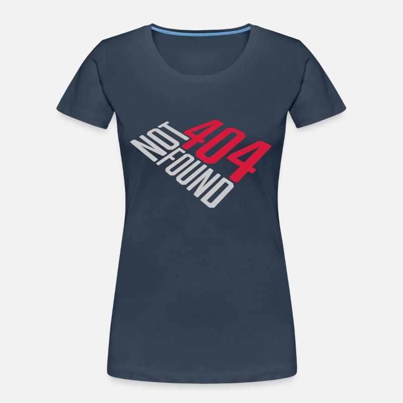 404 not found Error Frauen Premium Bio T-Shirt
