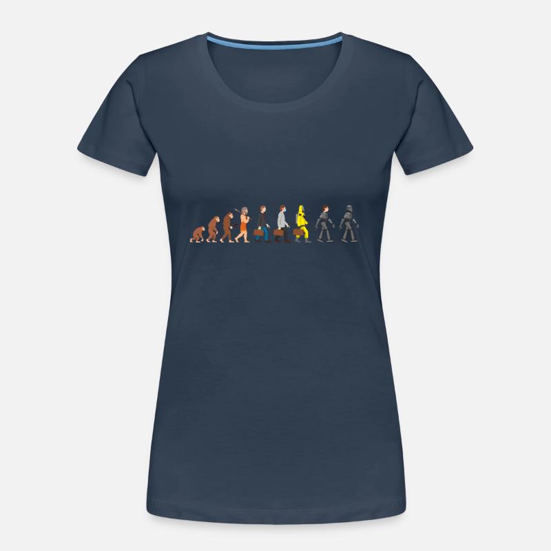 Evolution unsere ferne Zukunft Frauen Premium Bio T-Shirt