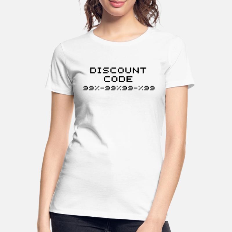 Rabattcode/Rabattcode 99 Frauen Premium Bio T-Shirt