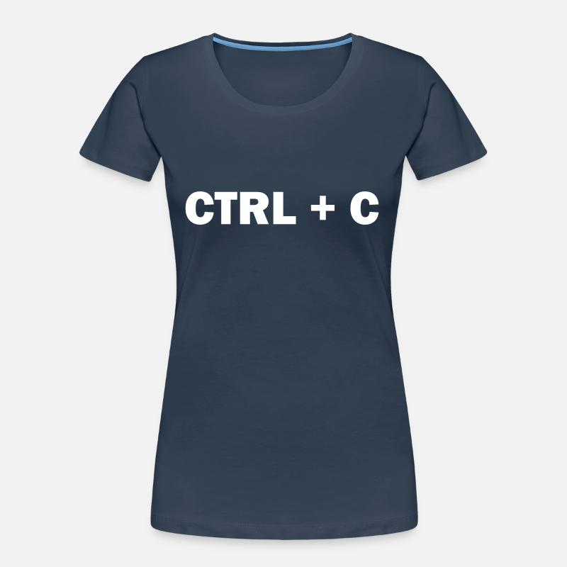 CTRL + C Frauen Premium Bio T-Shirt