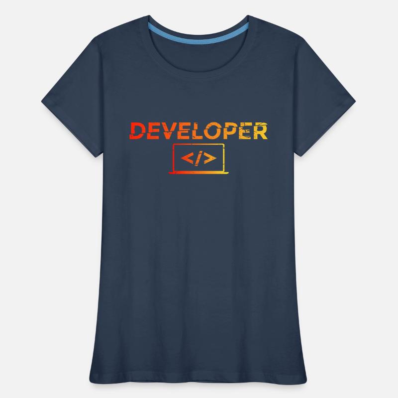 Developer - Informatik IT EDV PC Computer Shirt Frauen Premium Bio T-Shirt