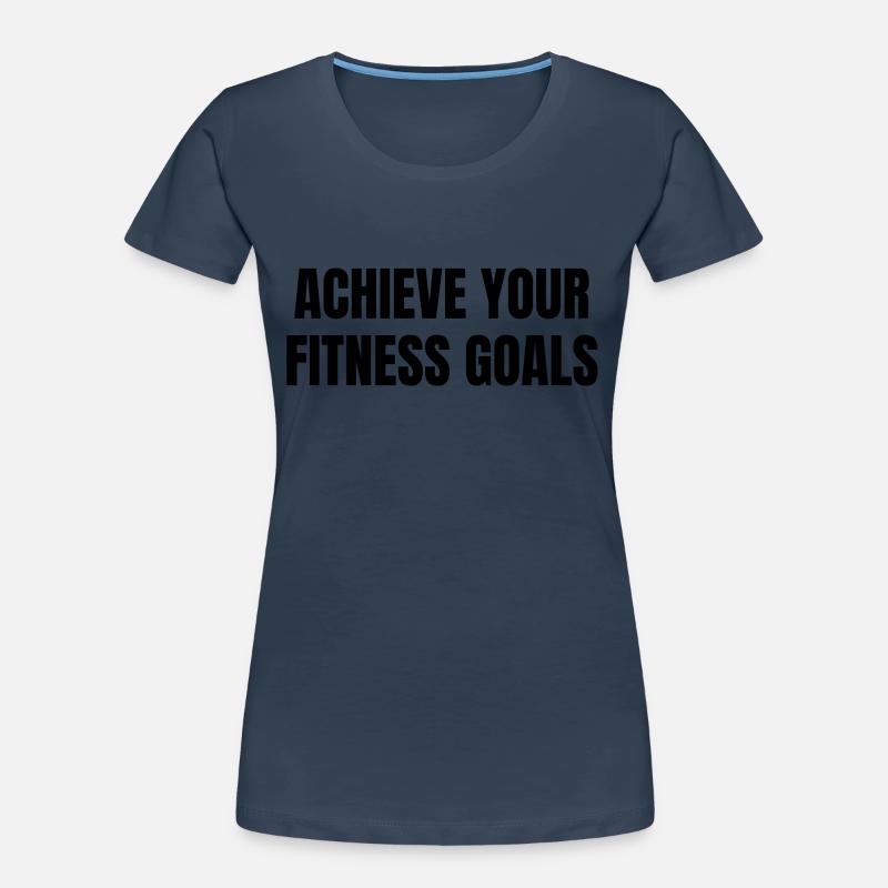 Objectifs de remise en forme T-shirt bio Premium Femme