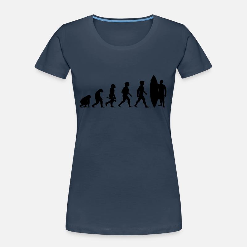 Evolution Surfing Surfers surfboard surfing Women's Premium Organic T-Shirt