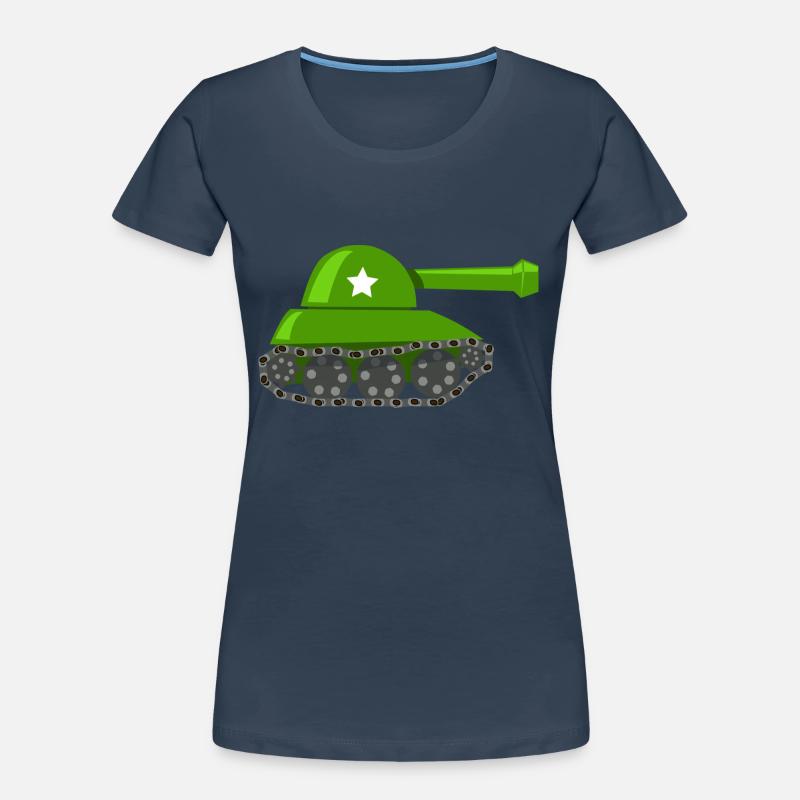 Panzer Comic Frauen Premium Bio T-Shirt