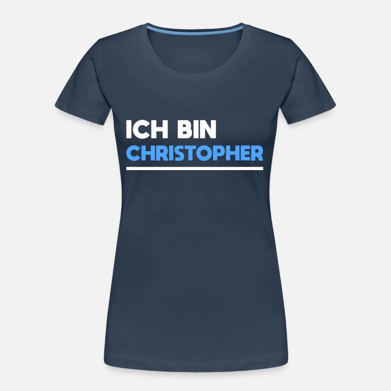 Christopher Name Spruch für stolze Christopher Frauen Premium Bio T-Shirt