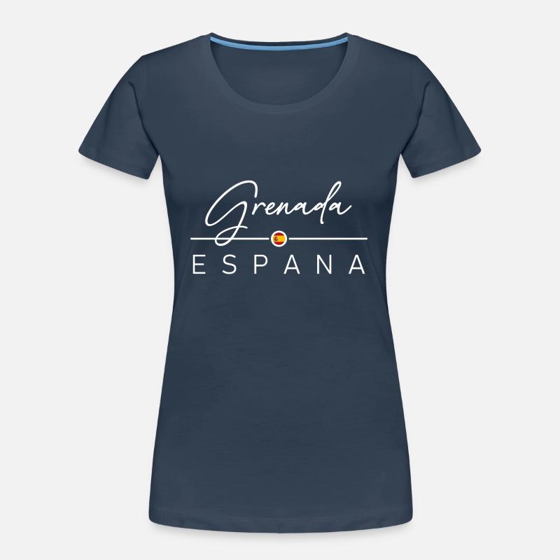 Spain - Grenada - Spanien - Espana Frauen Premium Bio T-Shirt