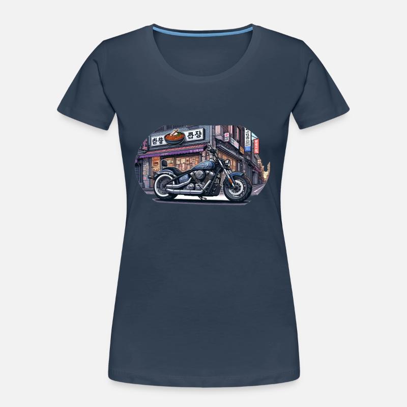 鉄鬼 Tekki Chopper Frauen Premium Bio T-Shirt