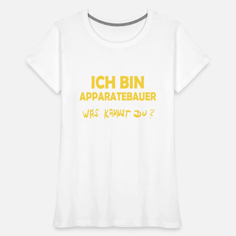 Constructeur d’appareils comme profession T-shirt bio Premium Femme