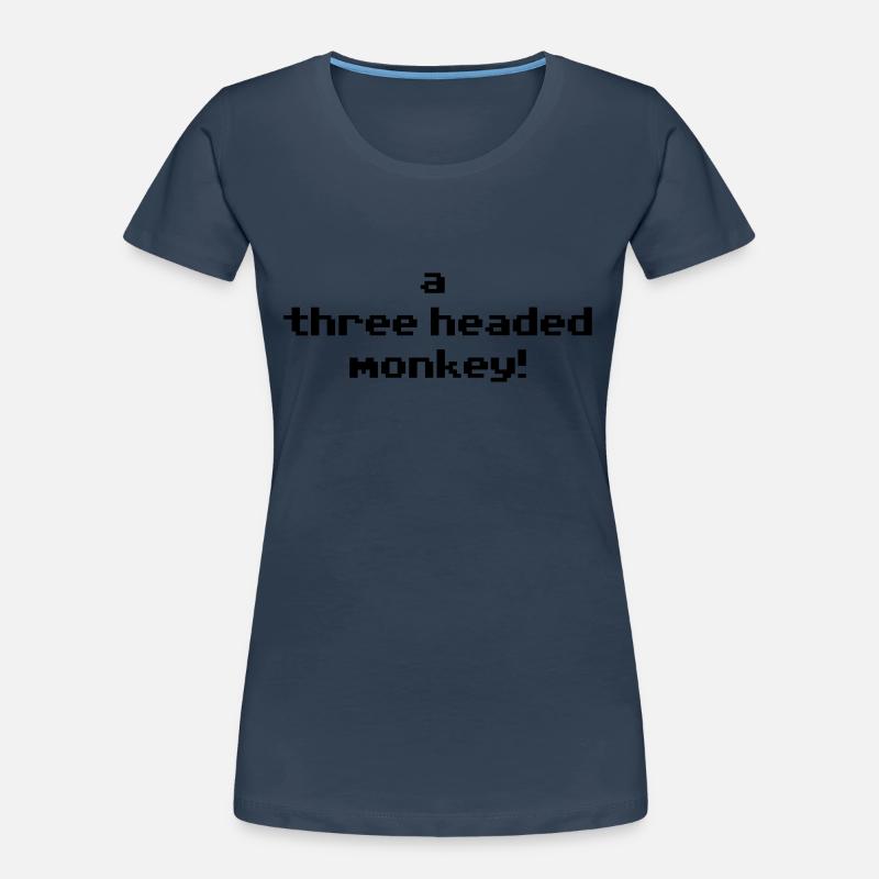 monkey-02 Frauen Premium Bio T-Shirt