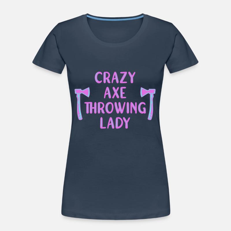 Axe throw axe throwing Women's Premium Organic T-Shirt