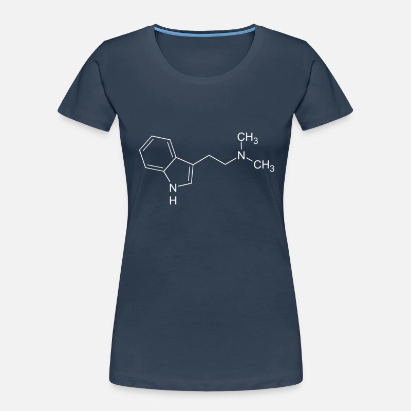 DMT dimethyltryptamine structural formula Women's Premium Organic T-Shirt