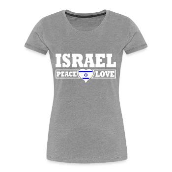 Israel - T-shirt bio Premium Femme -  - Devant - Mia (176cm)