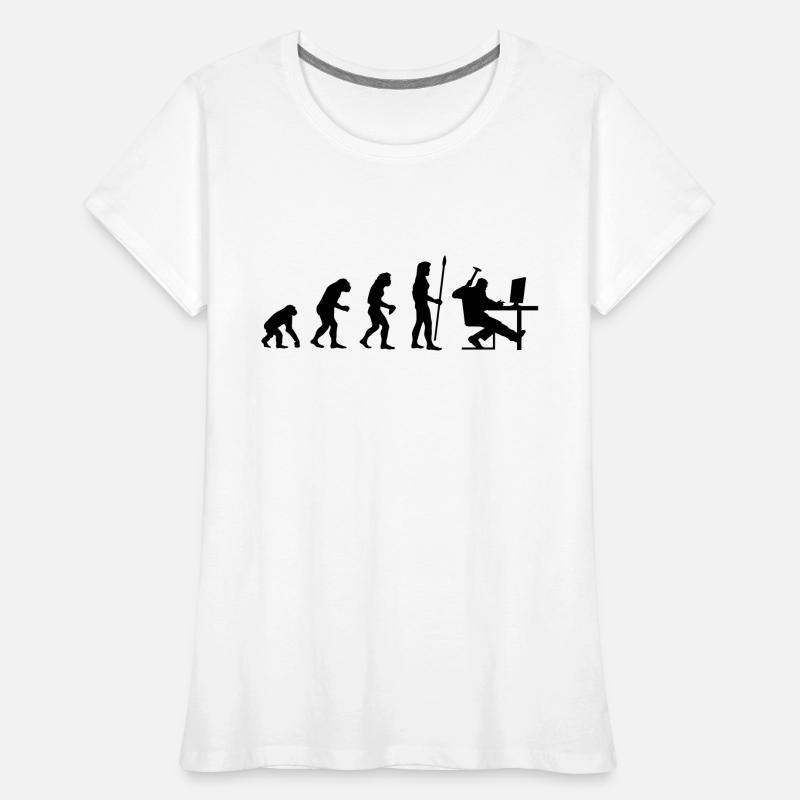 evolution_pc_1 Frauen Premium Bio T-Shirt