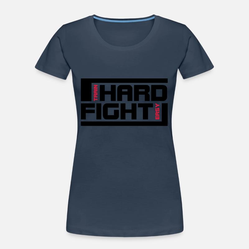 dur combat T-shirt bio Premium Femme