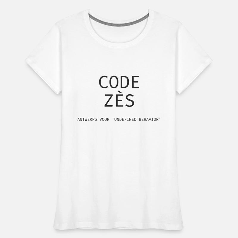 Antwerpen: "Code Zès!" – Tech Dialect Shirt Frauen Premium Bio T-Shirt