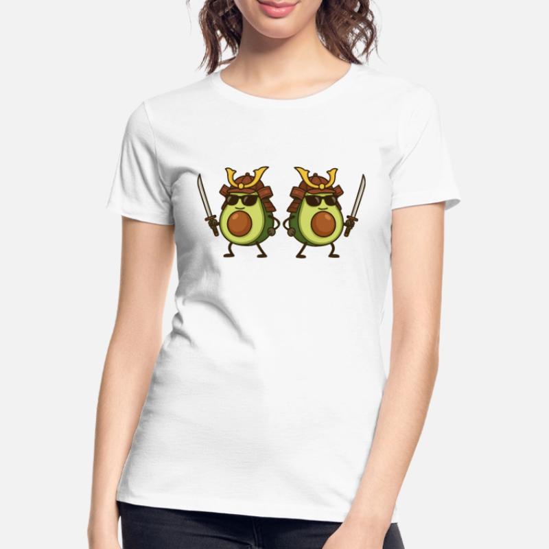 Avocado Samurai 2 Women's Premium Organic T-Shirt
