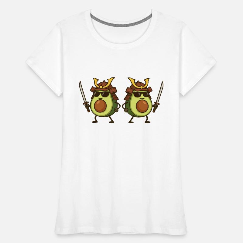 Avocado Samurai 2 Women's Premium Organic T-Shirt