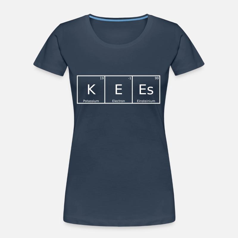 Kee's Name First Name Chemistry Periodic Table Elements Women's Premium Organic T-Shirt