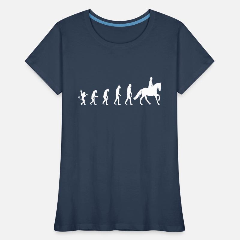 Cheval d’évolution équestre T-shirt bio Premium Femme