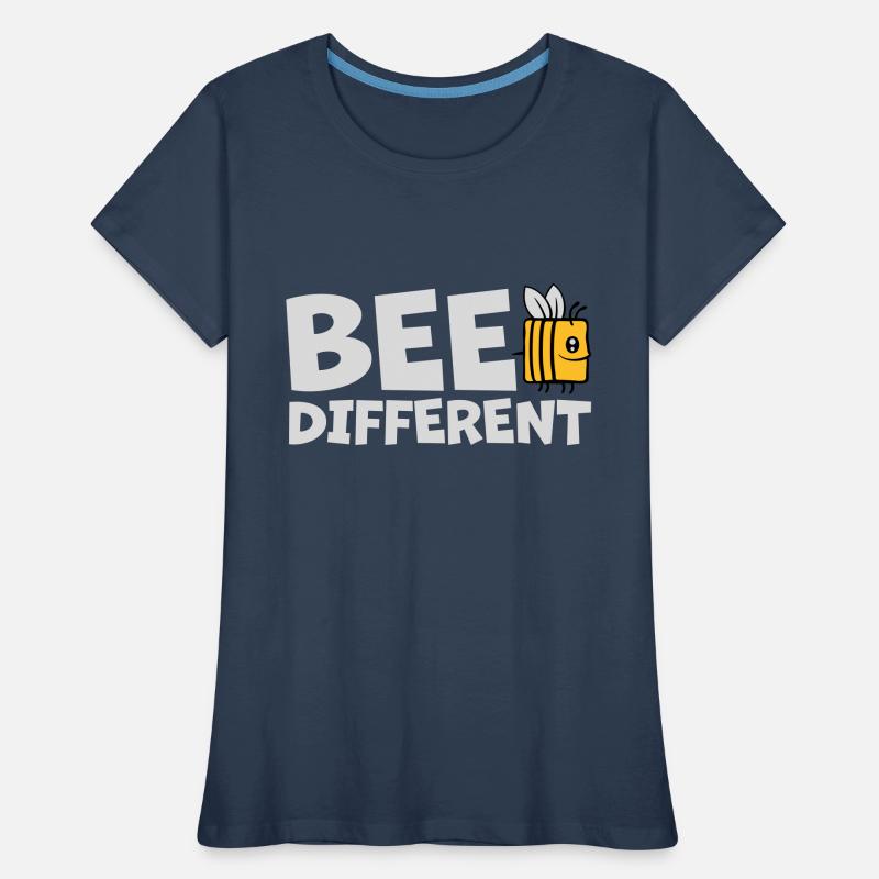 bee different saying quote Women's Premium Organic T-Shirt