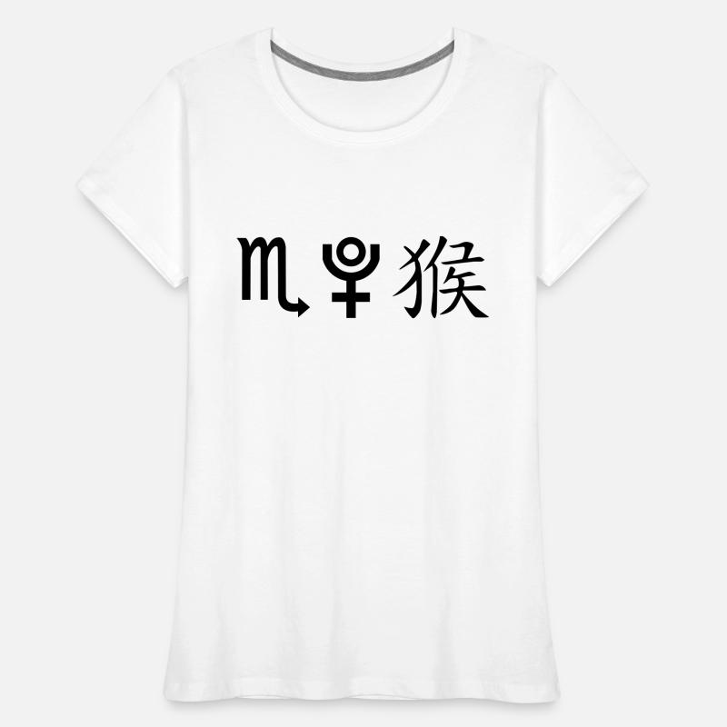 Scorpio Pluto Monkey Women's Premium Organic T-Shirt