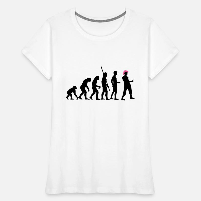 evolution_punk_2c T-shirt bio Premium Femme