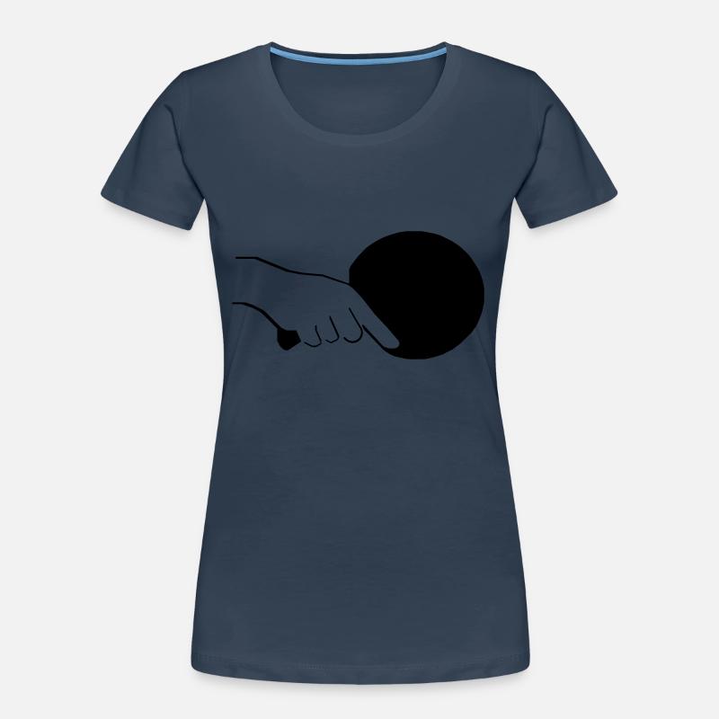 TT-Schlaeger_e - Frauen Premium Bio T-Shirt - 