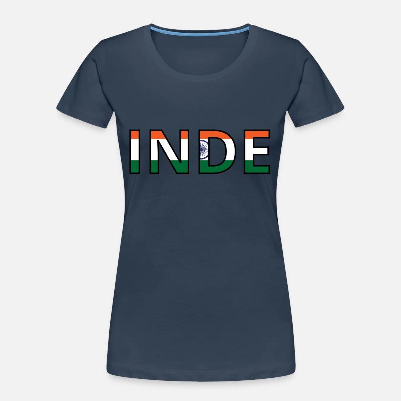 Drapeau Inde T-shirt bio Premium Femme