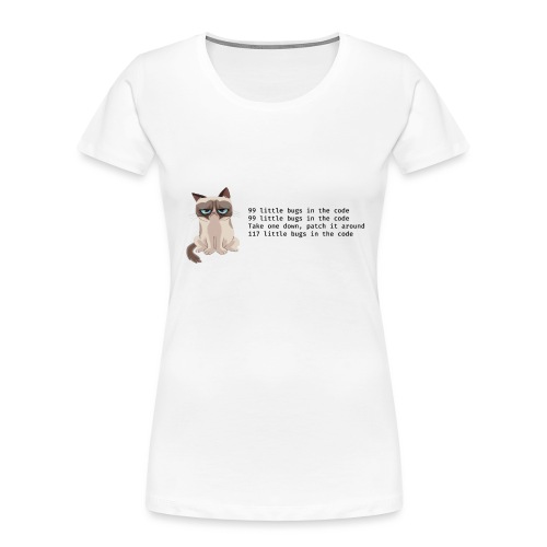 99 litle bugs of code - Vrouwen premium bio T-shirt