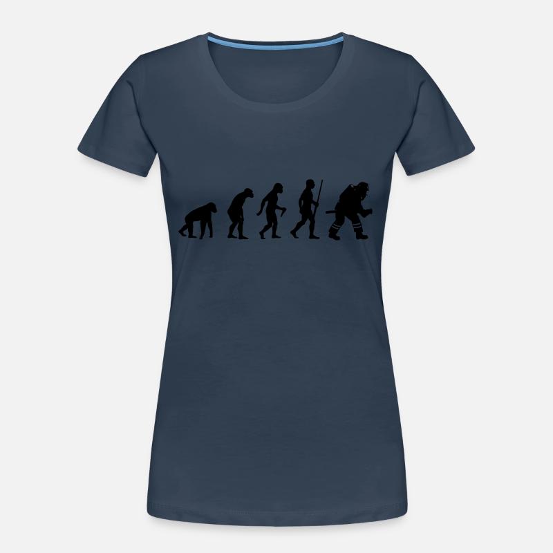 Firefighter evolution T-shirt bio Premium Femme