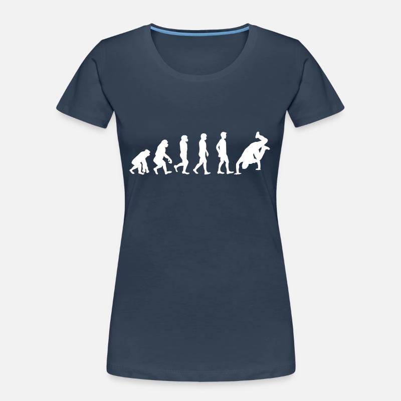 Breakdance Evolution white Women's Premium Organic T-Shirt