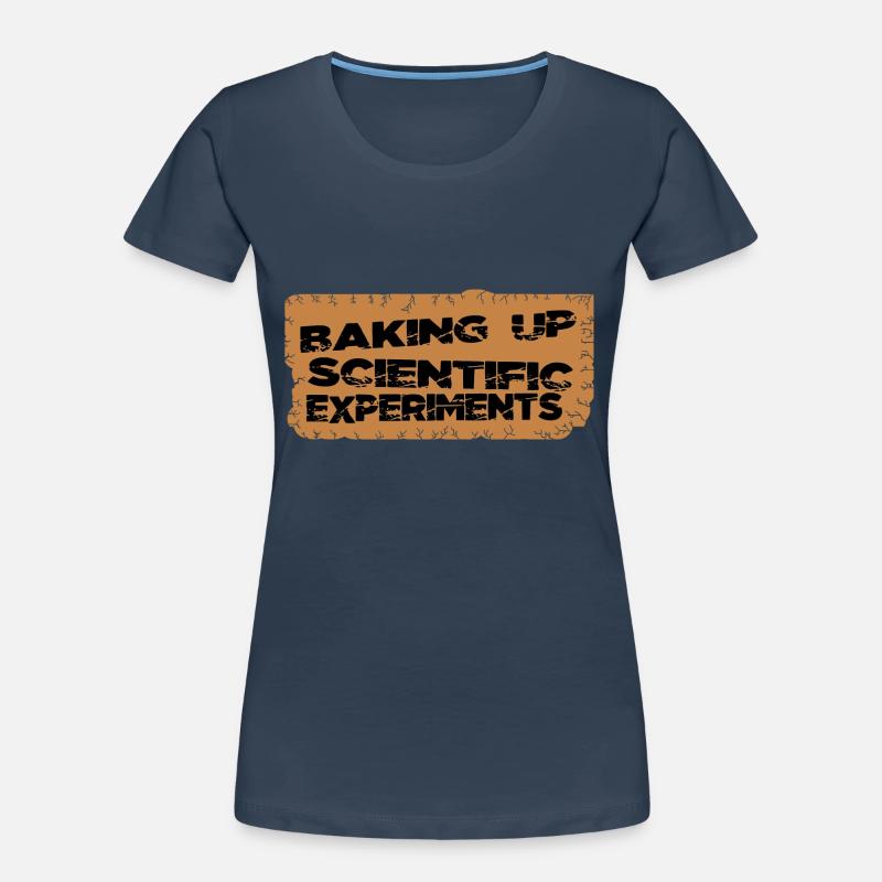 jokes baking tutorials stem scientific discoveries Women's Premium Organic T-Shirt