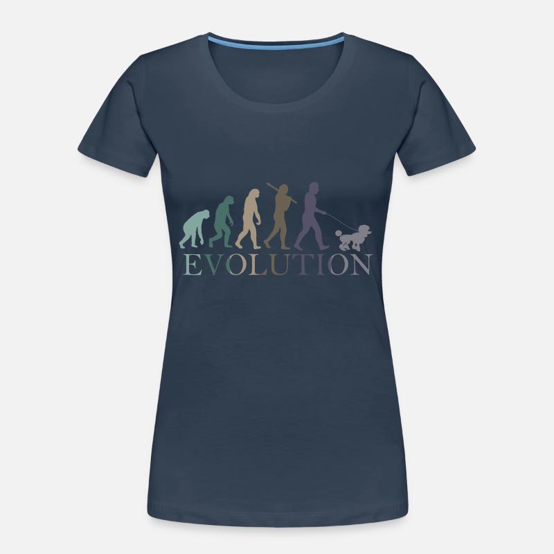 EVOLUTION PUDEL Frauen Premium Bio T-Shirt