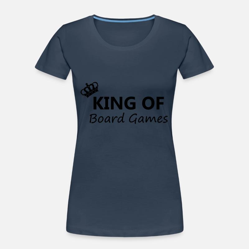 Boardgame Chess Backgammon Game Night Women's Premium Organic T-Shirt