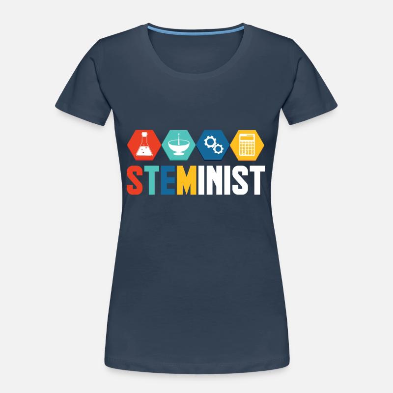 Steminist Graphic Coder Programmer Computer Geek P Frauen Premium Bio T-Shirt