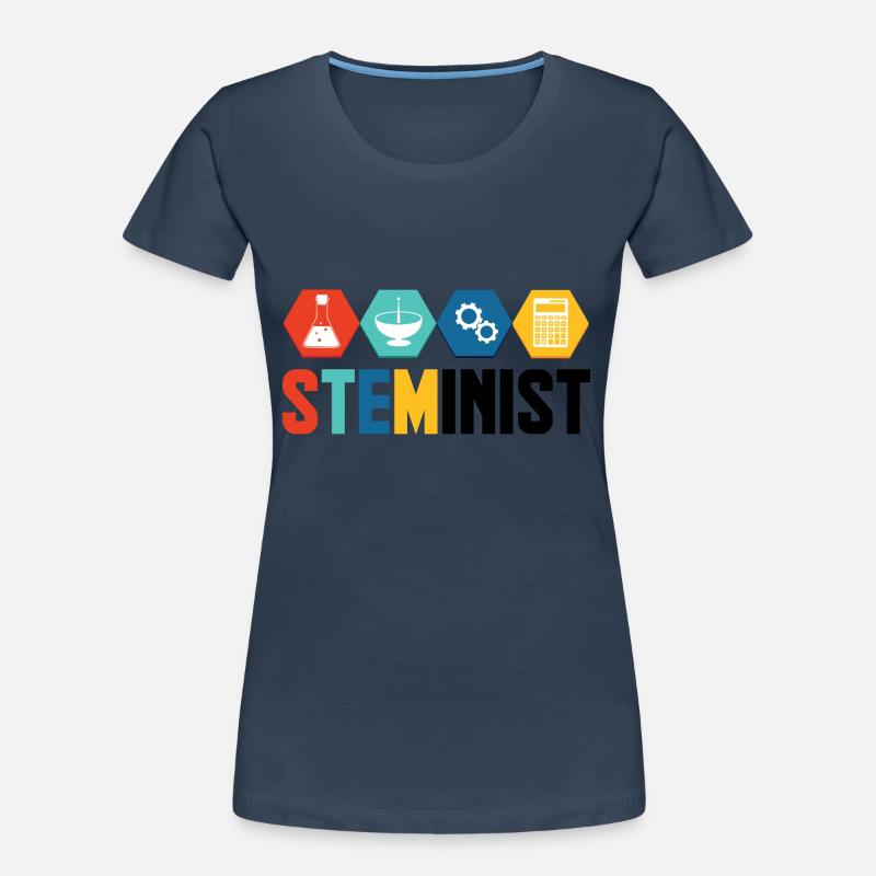 Steminist Graphic Coder Programmer Computer Geek P Frauen Premium Bio T-Shirt