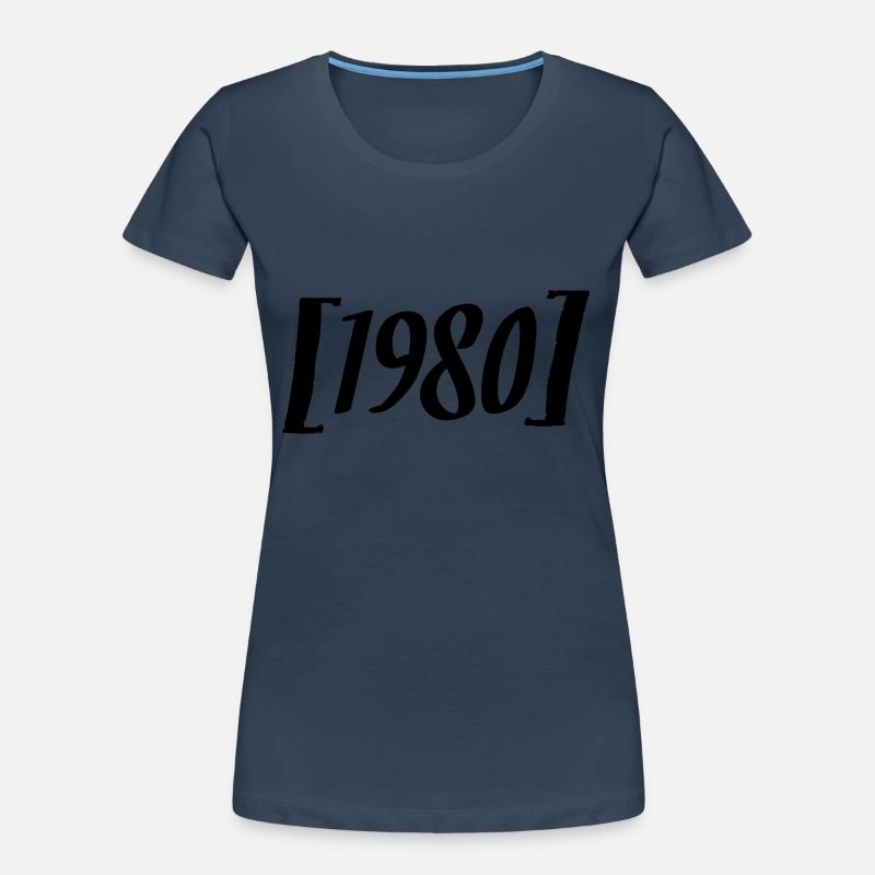 1980 Frauen Premium Bio T-Shirt