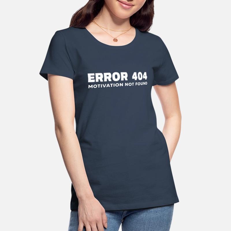 nerd coder server download error 404 Frauen Premium Bio T-Shirt