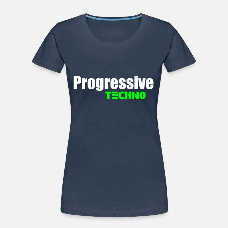 Techno progressive T-shirt bio Premium Femme