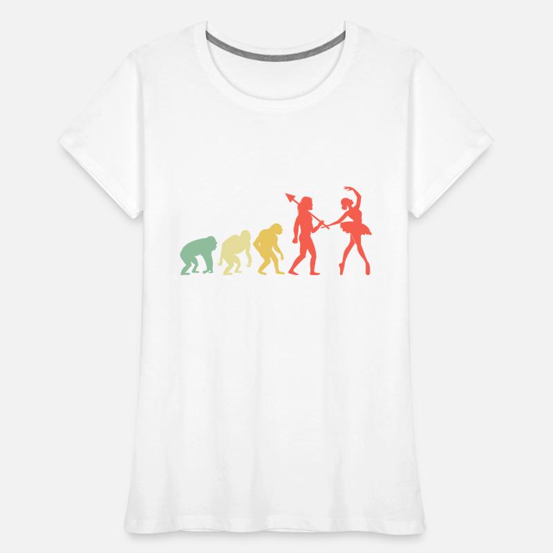 Evolution Dancing For Dancing Dancer Chorégraphie T-shirt bio Premium Femme