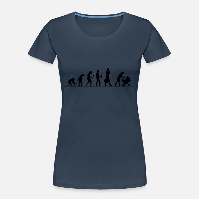 Evolution Kinderwagen Frauen Premium Bio T-Shirt
